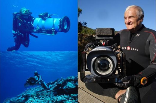 Christian Petron vidéos sous-marines en plongée