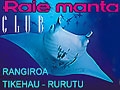 Raie Manta Club - Centres de plongée en Polynésie